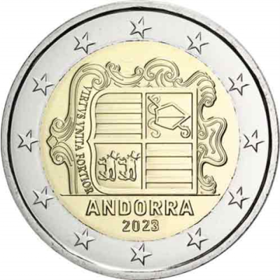 Andorra-2Euro-2023-Staatswappen-RS