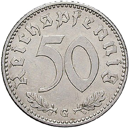 J.368 - 50 Pfennig 1935