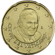 Kursmünzen Vatikan 20 Cent 2007 Stgl. Papst Benedikt XVI.