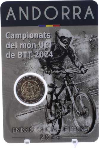 Andorra-2Euro-2024-Ski-MTB-CoinCard