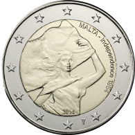 Malta 2 Euro 2014 bfr. 50 Jahre Unabhängigkeit