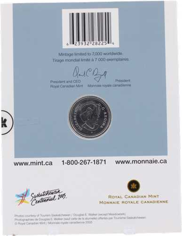 Kanada-25cent-2005-Stgl-Saskatchewan-Blister RS
