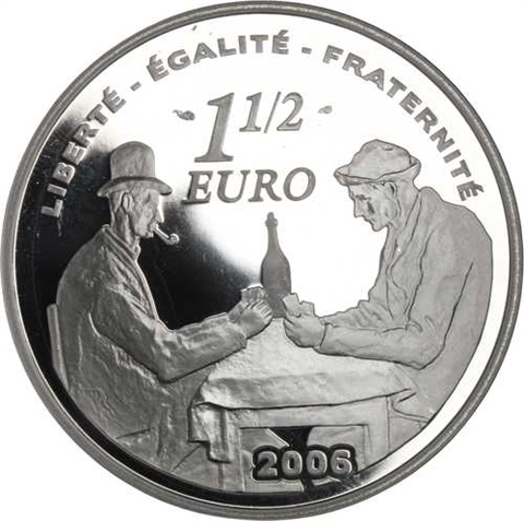 Frankreich-1,5Euro-2006-AGpp-Cezanne-Etui