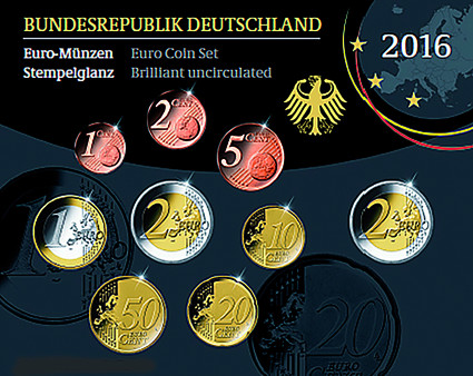 Kursmünzensatz 2016