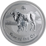 Australien-50 Cent-2009-AGstgl-LunarII-Ochse-RS