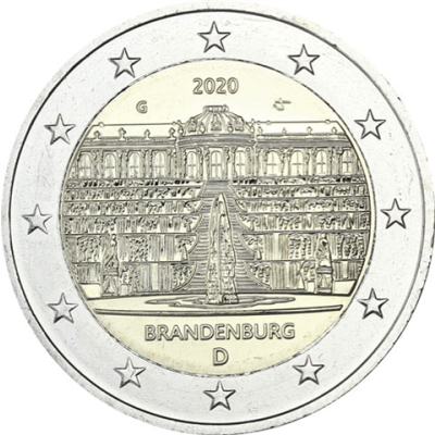 Deutschland-2Euro-2020-Schloss-Sanssouci-G-RS