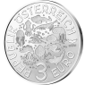 Österreich-3Euro-2024-Hgh-Leuchtqualle-VS