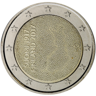 Finnland-2-Euro-2017-100-Jahre-Unabhängigkeit-RS