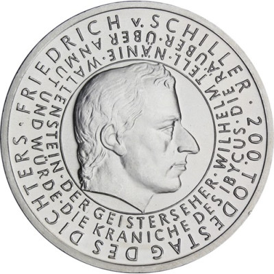 Silbermünze 10 Euro 2005 Friedrich Schiller kaufen