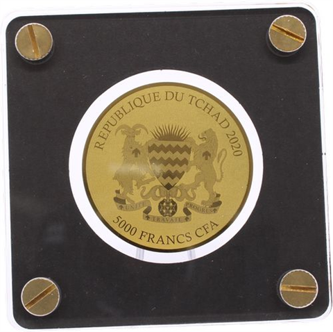 Tschad-6x5000 Francs-2020-AU-Planet Erde-Etui