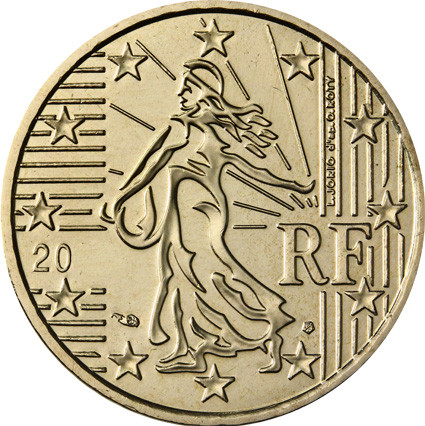 Frankreich 10 Cent 2005 bfr. Säerin