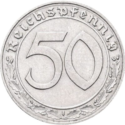 Drittes-Reich-50-Reichspfenning-1938-1939-Jäger-365-I