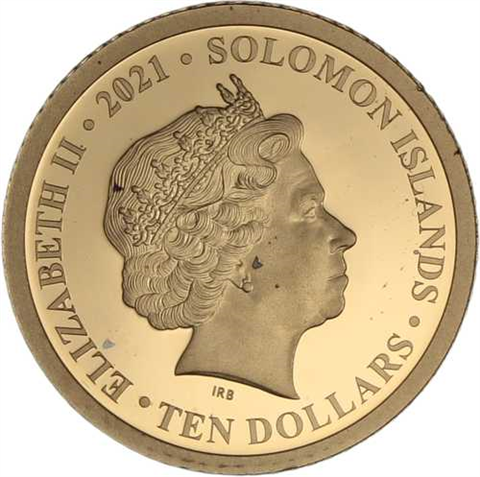 Salamonen Islands-10 Dollar-2021-AUpp-Dinosuarier-RS