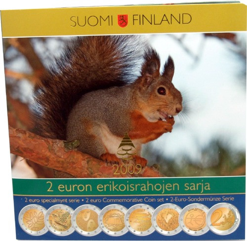 finnland2euroGedenkmünzen-Satz