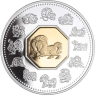 Kanada-15 Dollar-2002-AGpp-Pferd-RS