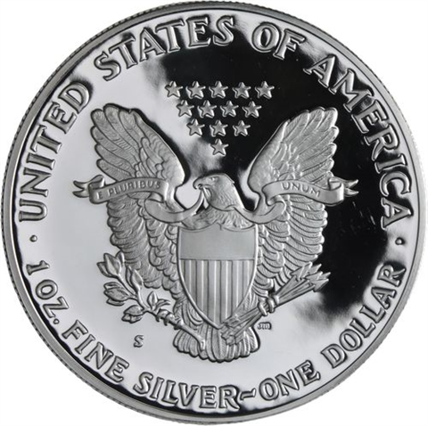 USA-1 Dollar-1990-AGpp-Silver Eagle-RS
