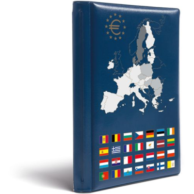 330102 - route-taschenalbum-fuer-12-euro-kursmuenzensaetze-blau