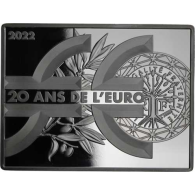 Frankreich-10 Euro-2022-AGpp-20 Jahre Euro-RS