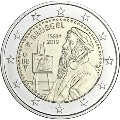 Belgien-2-Euro-2019-Pieter-Bruegel-Stgl-I