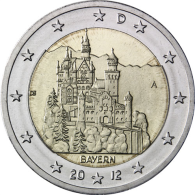 Deutschland-2-Euro-2012-Schloss-Neuschwanstein-A