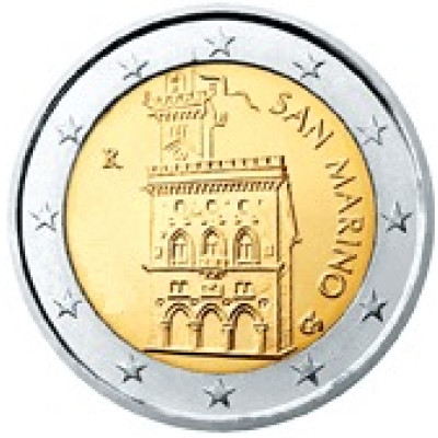 San Marino 2 Euro 2010 bfr. Regierungspalast