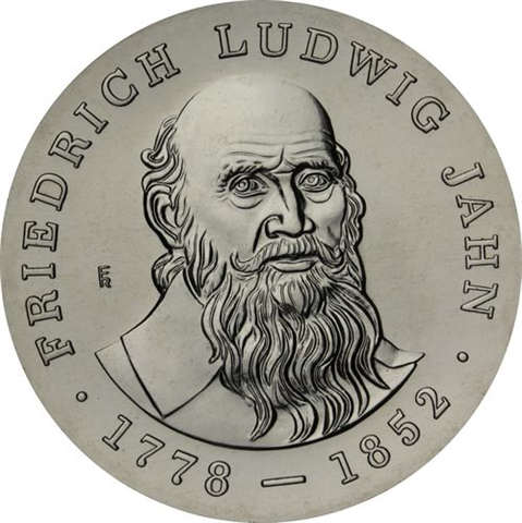 DDR-5Mark-1977-Stgl-FriedrichLudwig Jahn-RS