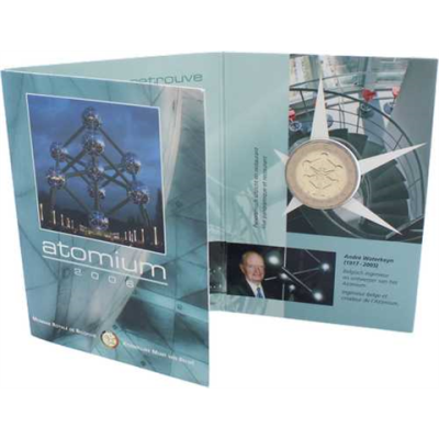 Belgien-2 Euro-2006-bfr-Atomium-Coincard