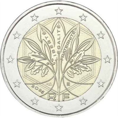 Frankreich-2Euro-2026-Lebensbaum-RS