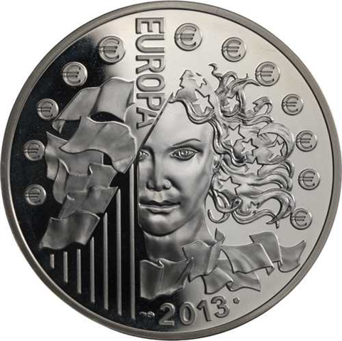 Frankreich-10Euro-2013-AGPP-Elysee-Vertrag-Etui