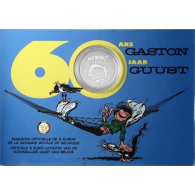 Belgien 5 Euro 2017 PP Gaston La Gaffe  in Postkarten-Blister I