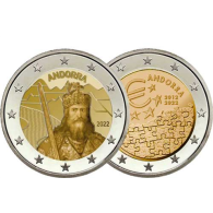 Andorra-2Euro-2022Währungsvereinbarung-Karl-der-Grosse-RS