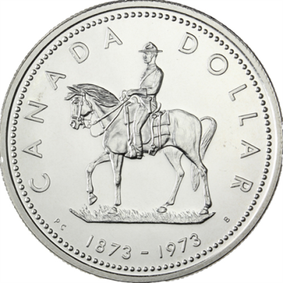 Kanada1Dollar1973BerittenePolizei