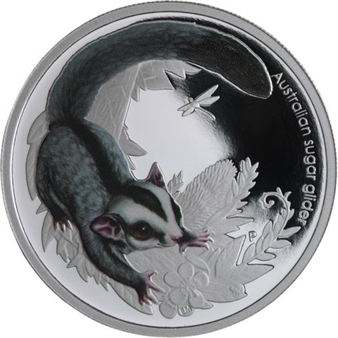 Australien-5x50Cent-2010-2011-AGpp-BushBabies-Farbe-Set