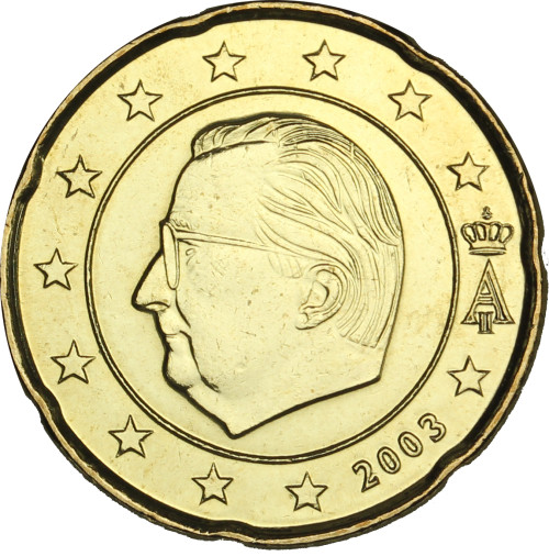 Belgien 20 Cent 2003 bfr. König Albert II.