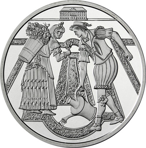 Österreich-10-Euro-2003-Silber-HGH-Schloss-Hof-Folder