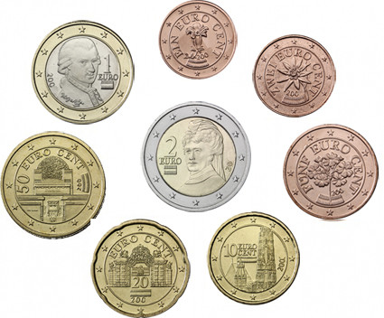 Österreich 1 Cent bis 2 Euro 2006  bfr. lose 