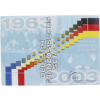 Deutschland-3,88 Euro-Stgl-Deutsch-Französisches Set-Folder