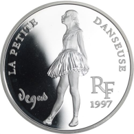 Frankreich-1,5 Euro 10 Francs-1997-AGpp-La Petite Danseuse-RS
