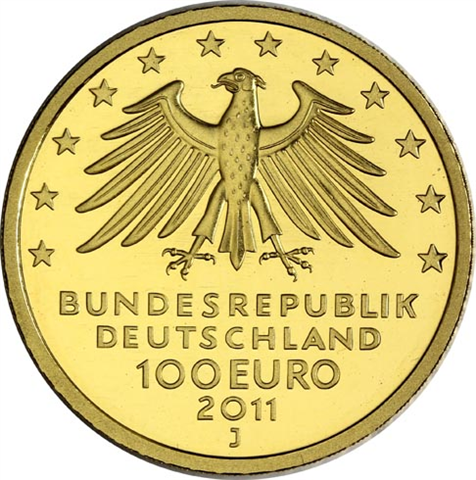 Deutschland 100 Euro 2011 stgl. Wartburg-III