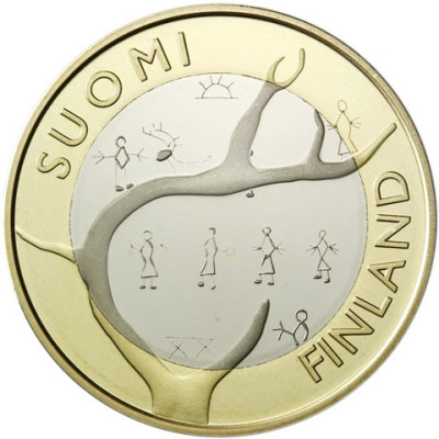 Finnland 5 Euro 2011 PP Provinzen - Lappland