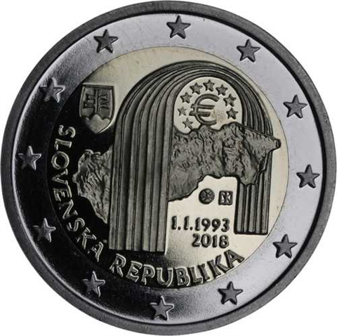 Slowakei-2 Euro-2018-PP-Republik-Etui