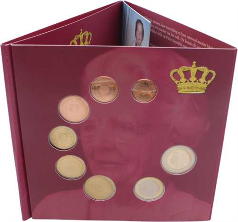 Niederlande-3,88 Euro+2 Medaille-2004-Stgl-KMS Königin Juliana-Folder