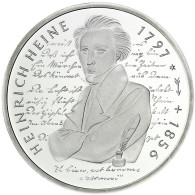 Deutschland 10 DM Silber 1997 Stgl. 200. Geburtstag von Heinrich Heine