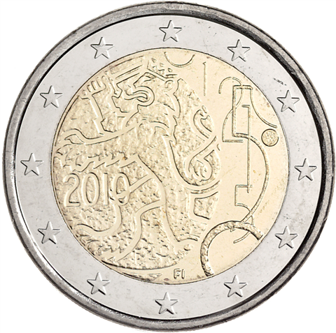 Finnland 2 Euro 2010 – 150 Jahre Finnische Währung-RS