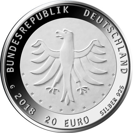 20 Euro Silbermünze 275 JahreGewandhausorchester 2018