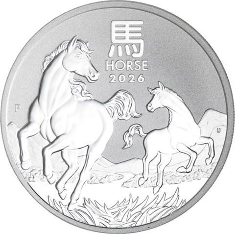 Australien-1 Dollar-2026-AGstgl-Pferd-RS