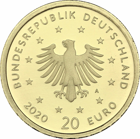 Deutschland-20-Euro-2020-Weißstorch
