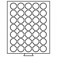 325360 - Münzbox 35 Fächer für CAPS 29 - rauchfarbe