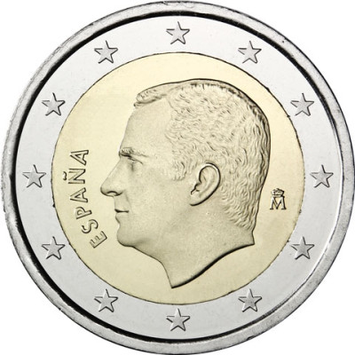 Spanien 2 Euro Kursmünze  2017 König Felipe