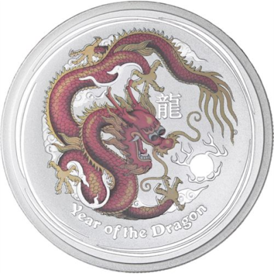 Australien-50 Cent-2012-AGstgl-Drache-FD-Farbe-RS